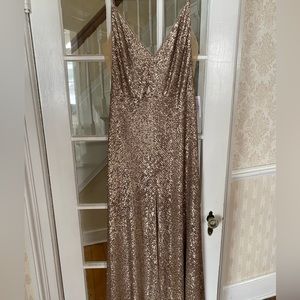 Jenny Yoo / BHLDN "Zelda" sequin bridesmaid gown dress